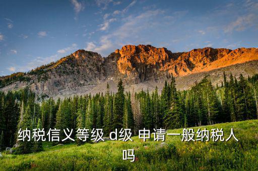 什么是d級納稅人，企業(yè)被稅務局認定為d級什么概念