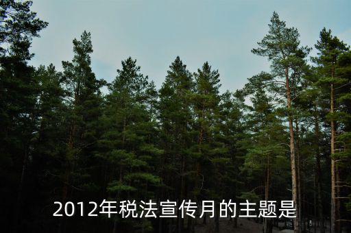 17年稅宣的主題是什么，2013年全國稅收宣傳月主題