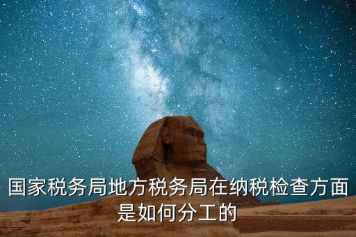 國家稅務局地方稅務局在納稅檢查方面是如何分工的
