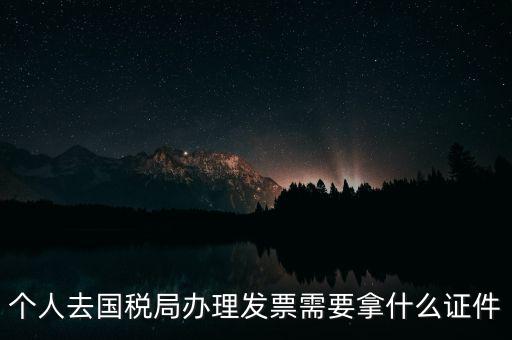 國(guó)稅批票需要什么證件，國(guó)稅購(gòu)票需要攜帶哪些資料