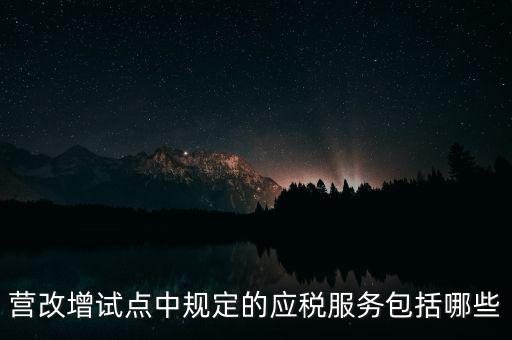 什么是應(yīng)稅服務(wù)，小規(guī)模申報表中應(yīng)稅服務(wù)什么意思