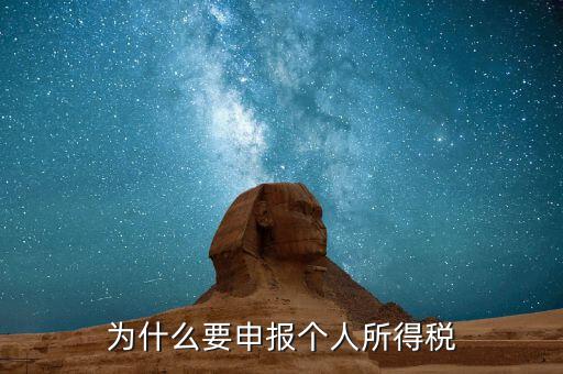 個人所得稅為什么要申報表，為什么企業(yè)里員工個稅要按明細(xì)申報