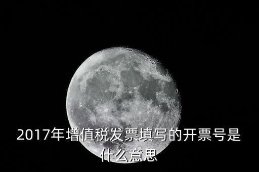 打發(fā)票稅票號是什么意思，增值稅專用發(fā)票的號都是什么意思