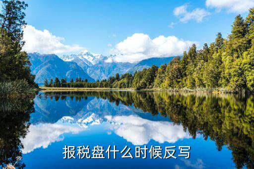 報(bào)稅盤(pán)什么時(shí)候反寫(xiě)