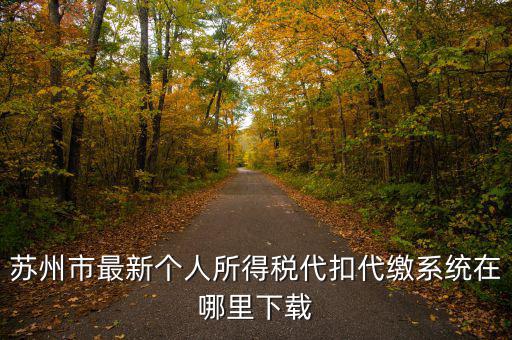 蘇州什么app可以查個稅，蘇州市最新個人所得稅代扣代繳系統(tǒng)在哪里下載