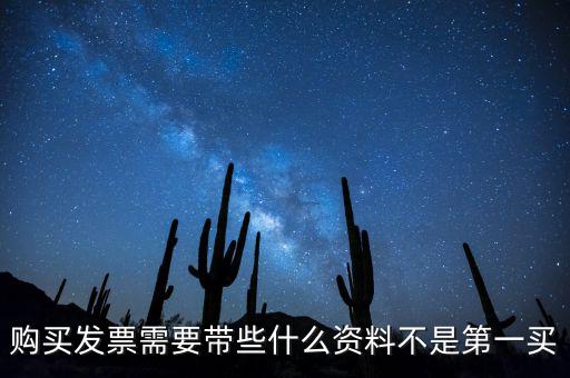 購(gòu)買(mǎi)發(fā)票需要帶些什么資料不是第一買(mǎi)