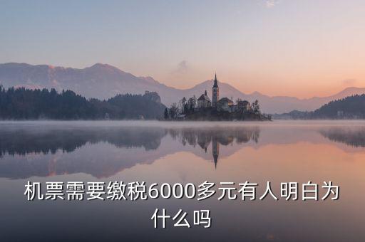 為什么國際機(jī)票要收稅，國際機(jī)票為什么要另外交稅費(fèi)
