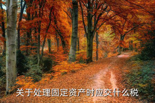 自用固定資產(chǎn)交什么稅，固定資產(chǎn)交易稅