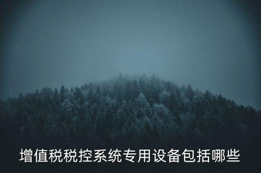 稅控系統(tǒng)專用設(shè)備是什么，增值稅防偽稅控系統(tǒng)使用的設(shè)備哪些可以抵扣