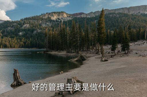 什么是先未制度，好的管理主要是做什么