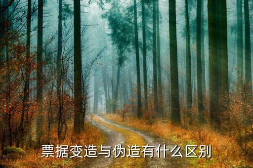 變造發(fā)票和偽造發(fā)票什么區(qū)別，票據(jù)變造與偽造有什么區(qū)別