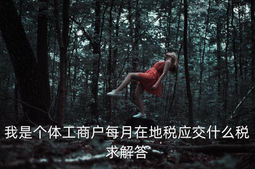 個(gè)體戶(hù)地稅局交什么稅，個(gè)體經(jīng)營(yíng)戶(hù)地稅是按什么標(biāo)準(zhǔn)收費(fèi)的