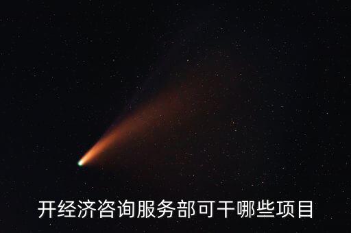 咨詢服務(wù)有什么進(jìn)項(xiàng)，開經(jīng)濟(jì)咨詢服務(wù)部可干哪些項(xiàng)目
