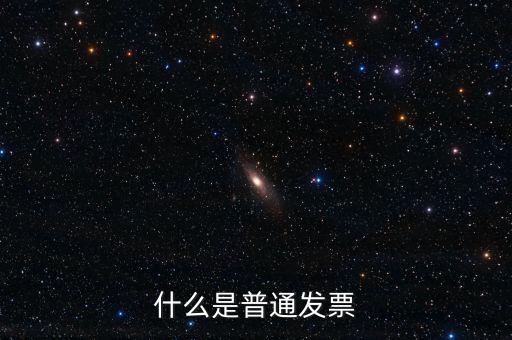 增值稅普通發(fā)票是什么意思，什么是普通發(fā)票