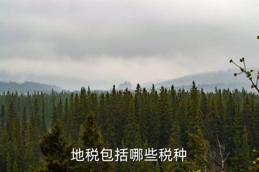 地稅包括什么，地稅包括哪些稅種