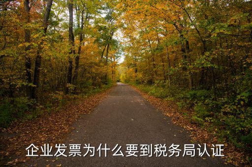 為什么稅務(wù)事項(xiàng)認(rèn)定書，企業(yè)發(fā)票為什么要到稅務(wù)局認(rèn)證
