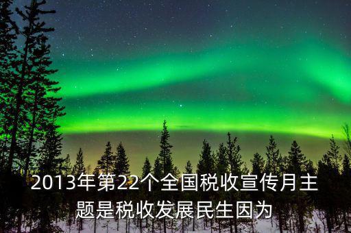 17年稅宣的主題是什么意思，今年全國稅收宣傳月的主題是