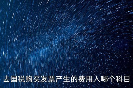 國(guó)稅計(jì)入什么科目，付國(guó)稅應(yīng)計(jì)入什么科目求解啊