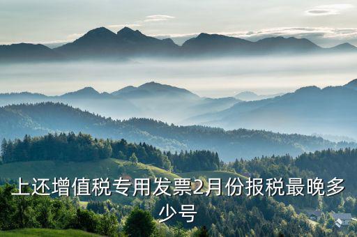 己開具專用票最遲什么時侯報(bào)稅，銷售貨物開具了發(fā)票什么時候報(bào)稅
