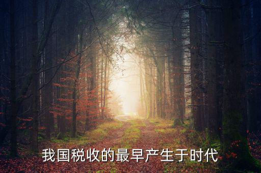 中國稅收的最早形式是什么，我國稅收最早產(chǎn)于哪個時代
