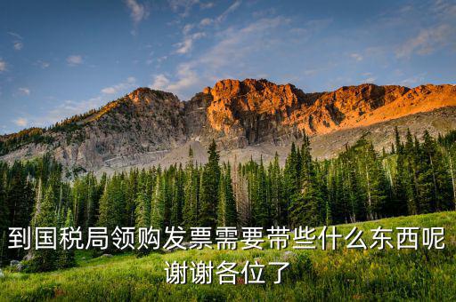 廈門國稅領購發(fā)票帶什么，國稅領取發(fā)票需帶什么材料不是初次領購