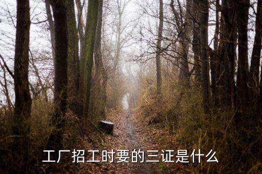 個人三證是什么意思，三證都是什么證