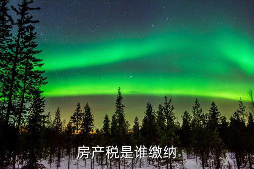 房產(chǎn)稅是什么 由誰繳納，房產(chǎn)稅是誰繳納