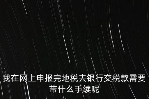 核稅后拿什么去交稅，申報交稅需要什么手續(xù)