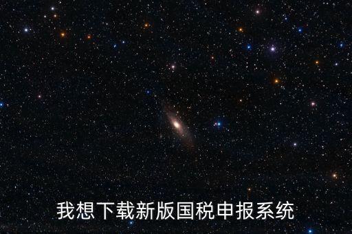 新疆國稅報(bào)稅什么系統(tǒng)下載，我想下載新版國稅申報(bào)系統(tǒng)