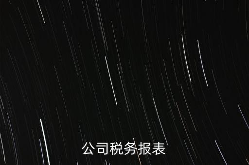 公司稅務填報什么意思，填完公司稅務登記表后 說下個月申報 申報是啥意思