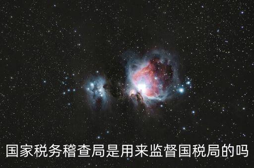 稽查部門什么意思，國稅局一二稽查大隊是何意思