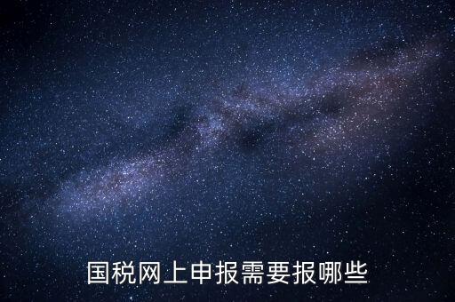 網上申報國稅需要什么，去國稅辦稅大廳申報網上申報資格需要什么