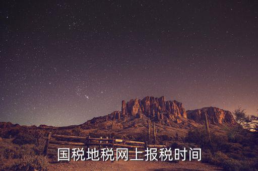 地稅年報(bào)報(bào)什么時(shí)候，國稅地稅網(wǎng)上報(bào)稅時(shí)間