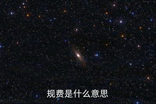 地稅規(guī)費科是什么意思，規(guī)費是什么意思