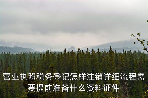 稅務(wù)登記注銷要帶什么資料，稅務(wù)局注銷個體戶需要帶的東西