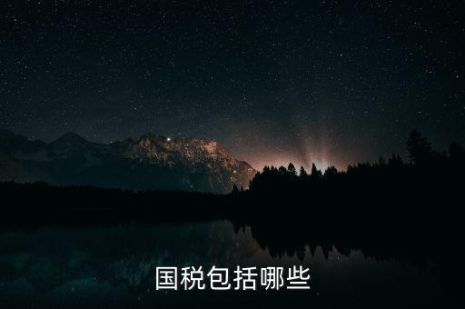 國(guó)稅綜合業(yè)務(wù)指什么，國(guó)稅包括哪些