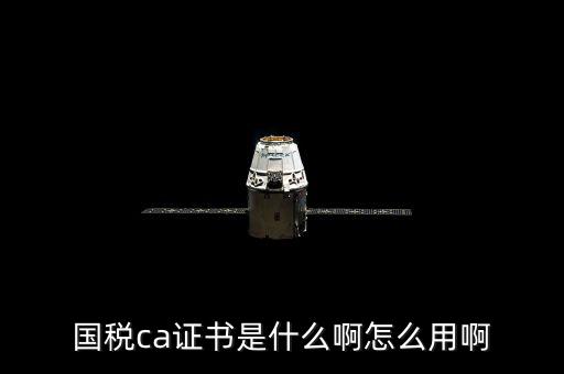 國(guó)稅的ca證書(shū)是什么意思，CA證書(shū)是什么東西包括pfx cert么