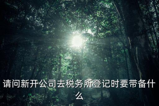 新公司國(guó)稅登記需要什么資料，剛辦的營(yíng)業(yè)執(zhí)照到國(guó)稅局登記需要那些材料
