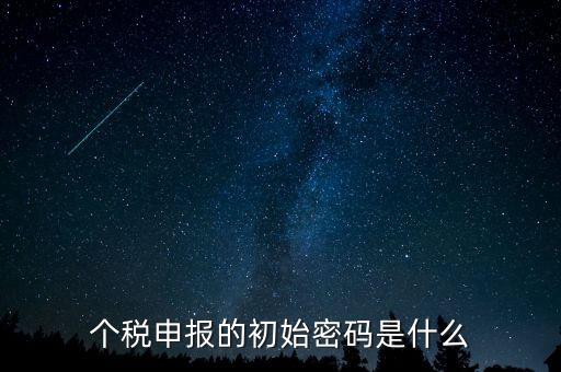 個(gè)稅查詢密碼是什么意思，個(gè)人所得稅明細(xì)申報(bào)向稅務(wù)機(jī)關(guān)提交的使用哪個(gè)密碼 是幾位