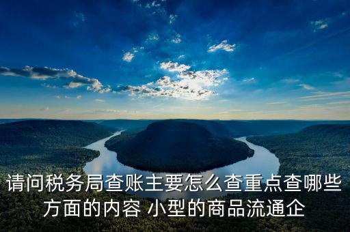 稅務局來查的話查什么，稅務局來查帳會查原材料帳嗎查什么