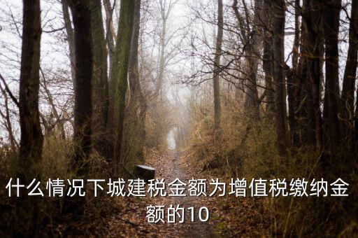 什么情況下交城建稅，什么情況下要繳納城市建設(shè)稅