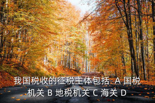 征收稅收的主體是什么，我國(guó)稅收的征稅主體包括  A 國(guó)稅機(jī)關(guān) B 地稅機(jī)關(guān) C 海關(guān) D