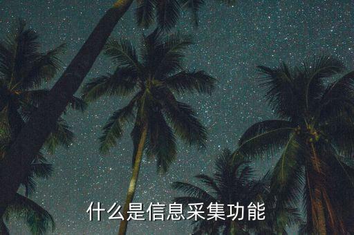 涉稅專業(yè)服務員信息采集是什么，什么是信息采集功能