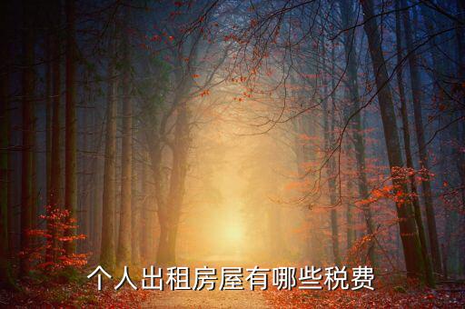 出租自建房屋交什么稅，自建廠房出租須交納什么稅