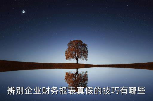 如何核實(shí)財(cái)務(wù)報(bào)表真?zhèn)?，如何辨別企業(yè)財(cái)務(wù)報(bào)表的真?zhèn)?/></a></span><span id=