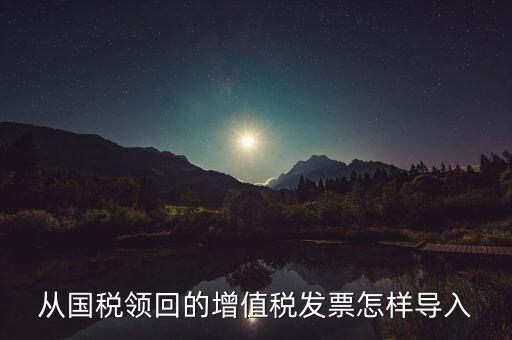 發(fā)票如何導(dǎo)入，從國(guó)稅領(lǐng)回的增值稅發(fā)票怎樣導(dǎo)入