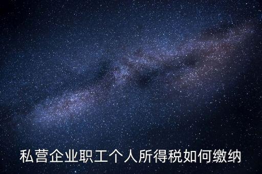 公司如何交個(gè)人所得稅，公司給員工發(fā)工資應(yīng)該怎么繳納個(gè)稅啊比如