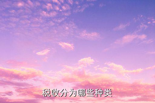 如何對稅收進(jìn)行分類，我國的稅收分類方式主要有哪些