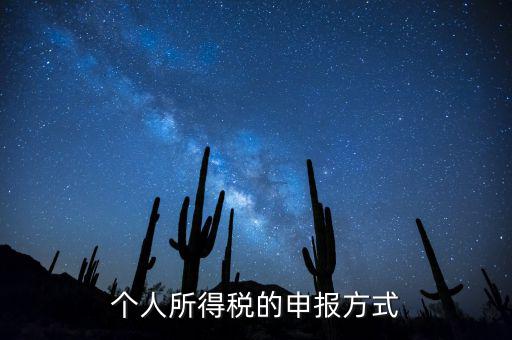 個(gè)人所得稅如何申報(bào)，個(gè)稅怎么申報(bào)