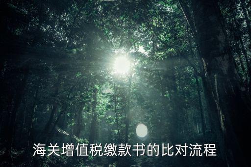 海關(guān)繳款書如何比對(duì)，海關(guān)進(jìn)口增值稅準(zhǔn)用繳款書的數(shù)據(jù)采集和比對(duì)